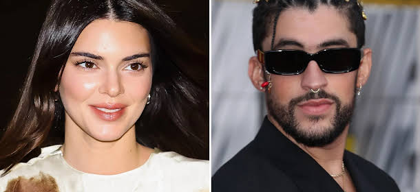 Bad Bunny and Kendall Jenner spotted "openly kissing."