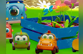 Mocas - Little Monster Cars: Garden Flowers