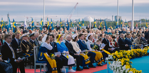 Kungligt firande av Sveriges Nationaldag på Skansen och SVT