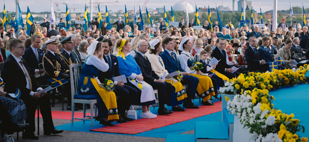 Kungligt firande av Sveriges Nationaldag på Skansen och SVT