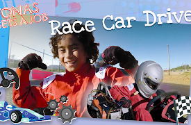Yonas Gets a Job!: Race Car Driver
