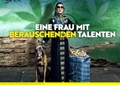 Eine Frau mit berauschenden Talenten
