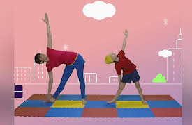 Yo Yoga!: Revolved Triangle / Triangle