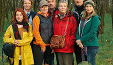 Mit Burnout durch den Wald