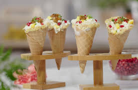 Chaats of India: Chef Irfan Pabaney: Cheesy Paneer Cone Chaat