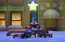 Pretzel and the Puppies: Merry Muttgomery!