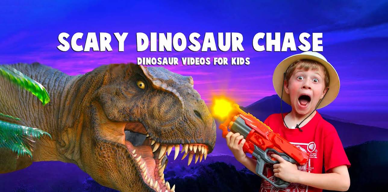 T-Rex Ranch - Scary Dinosaur Chase - Dinosaur Videos for Kids