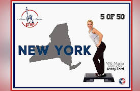 Step Across America and Learn to Step with Jenny Ford full length workouts: New York Niagara Falls 5 of 50