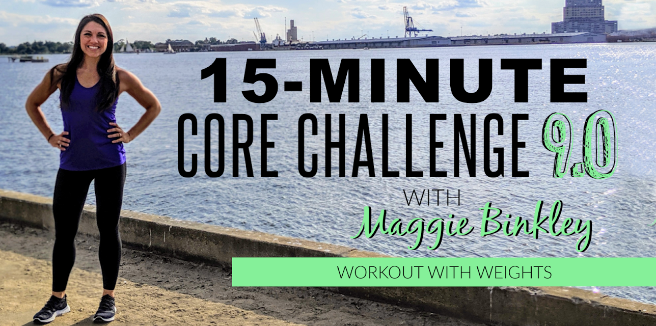 15-Minute Core Challenge 9.0 Workout (with weights)