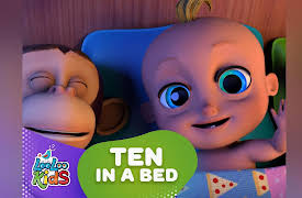 LooLoo Kids Nursery Rhymes & Children Songs: Ten in a Bed