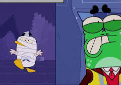 Duck and Frog