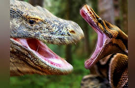 Ultimate Animal Showdown: Anaconda vs. Komodo Dragon | Rapture Between Reptiles