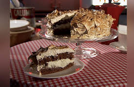 James Martin's United Cakes of America: Boston - Choc & Coffee Meringue Cake, and Brownies
