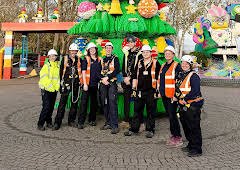 Inside Legoland at Christmas