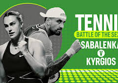 Tennis: Battle of the Sexes - Sabalenka v Kyrgios