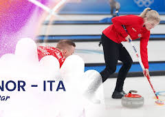 OL 2026: Curling, par: Norge - Italia