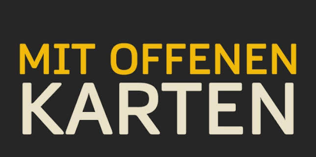 Mit offenen Karten