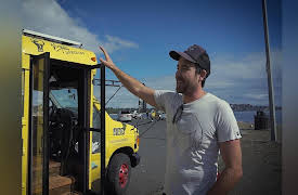 Alternative Dwellings: Man Converts School Bus into Tiny Home Adventure Vehicle
