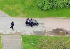 Fångat på polisens kamera