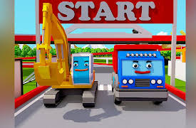 Cars Town 2: Blue Truck and the Excavator