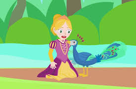 Aesops Fables: Aesops Fables Queen Hella and Peacock