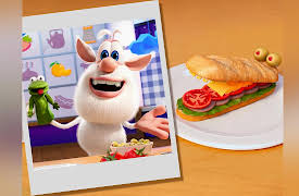 Booba: Food Puzzle: Monster Burgers