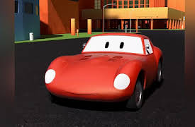 Cars and Trucks in Car CIty: 2 Monster Trucks & Spid the racing car