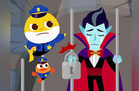 Pinkfong! Baby Shark's Halloween Fun: Police Baby Shark vs. Halloween Monsters