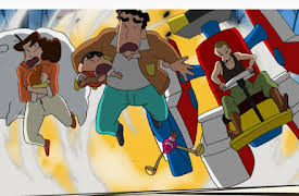 Aliens vs. Shinnosuke: Butts