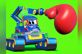 Super Truck - Carl the Transformer: Broken pool / Accident/ Mud / Jelly's catastrophe