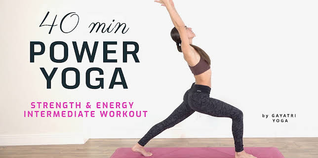 40 Min Power Yoga - Strength & Energy Intermediate Workout - Gayatri Yoga