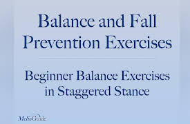 Balance and Fall Prevention Exercises: Beginner Balance Exercises Workout in Staggered Stance
