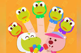 Pororo the Little Penguin Finger Family Song: 2. Crong Finger Family
