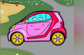 Incredible Adventures of Funny Cars: Small Pink Car
