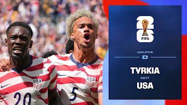 04:00: FIFA Fotball-VM 2026: Tyrkia–USA | NRK 1 | 6/26 2026