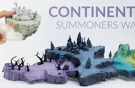 ClayClaim: Building the entire SUMMONERS WAR World Map (with Clay & Cardboard)