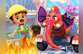 AnimaCars: Rescue Team: Stopping the Fire  / Wheelephant's Rescue