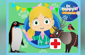 Dr Poppy's Pet Rescue: Rudolph The Red Nosed Reindeer Visits Dr Poppy's Pet Rescue: Animals For Kids