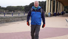 Weatherman Walking