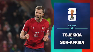 18:00: FIFA Fotball-VM 2026: Tsjekkia–Sør-Afrika | NRK 1 | 6/18 2026
