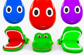 Learn Colors with Eggs: Learning colors together with smart Eggs - jolly crocodiles