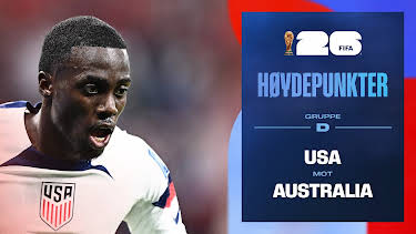 08:20: Fotball-VM 2026 Høydepunkter: USA–Australia | NRK 1 | 6/20 2026