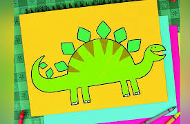 Super Simple Draw: Stegosaurus