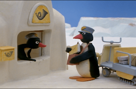 Pingu: Pingu Helps Deliver The Mail