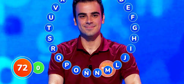 Nacho Mangut sufre una derrota contra Pablo en 'Pasapalabra'.