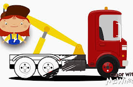 Color with McWheelie: Dr McWheelie Colors Tow Truck