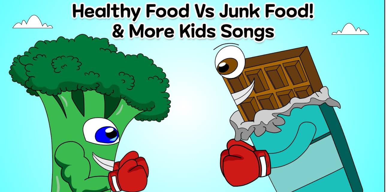 Healthy Food vs Junk Food! & More Kids Songs - by English Tree Tv (2020)