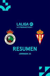 10:45: Resúmenes LALIGA HyperMotion (T25/26): Racing - Sporting | GOL | 4/2 2026