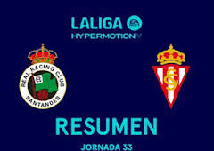 Resúmenes LALIGA HyperMotion (T25/26): Racing - Sporting