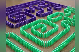 Hevesh5: Domino Rally 31